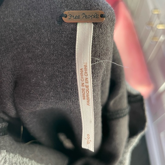 Free People Teddy Raw Neck ottoman slouchy Tunic - Picture 3 of 3